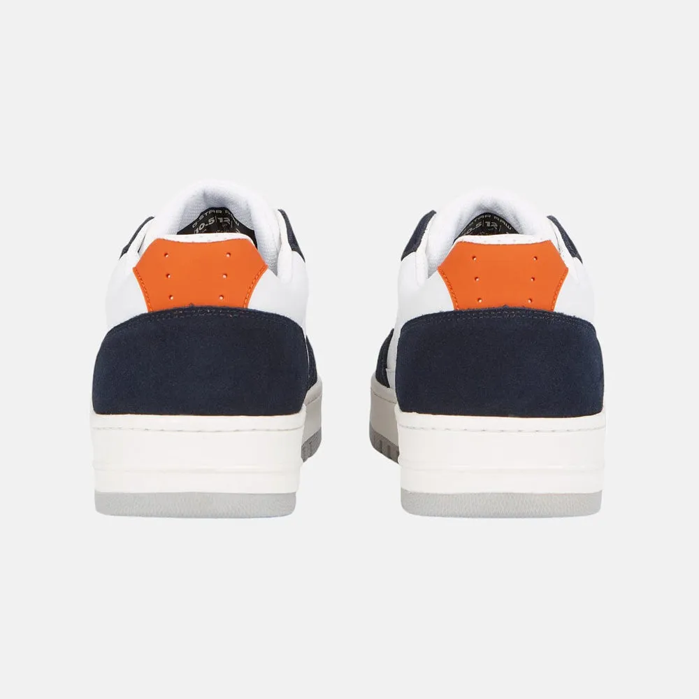Arc Leather Blocked Sneaker - White Multi