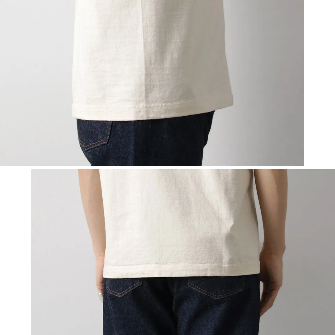 BARNS OUTFITTERS / Cozun Knitting Henry Neck Short Sleeve T-shirt SP Buttonworks