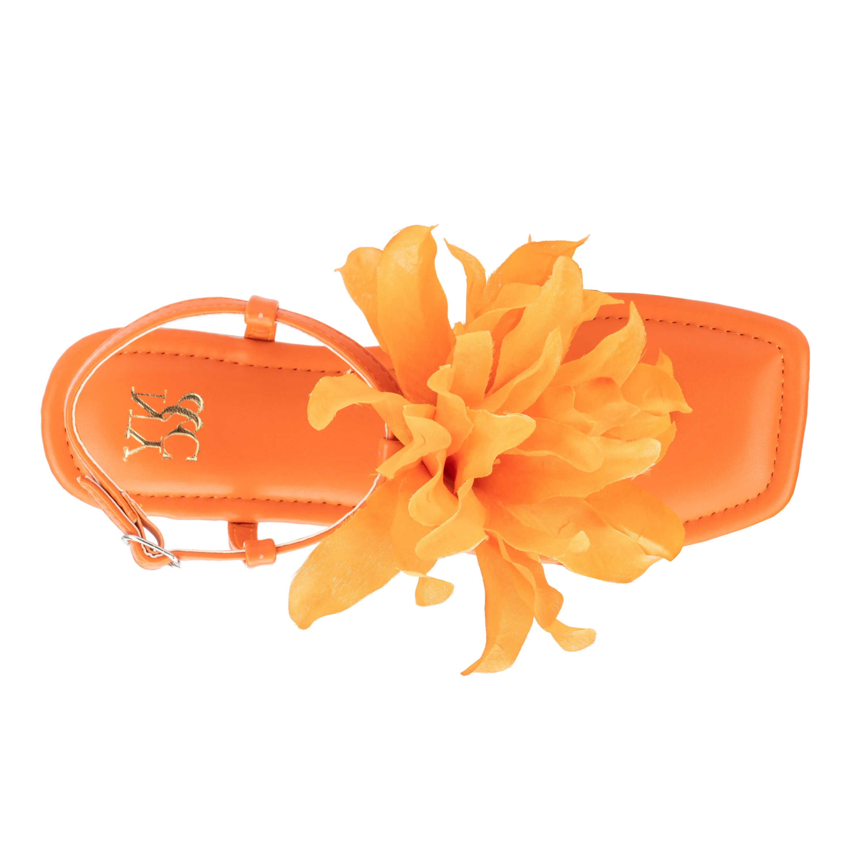 Big Flower Buckle Sandals