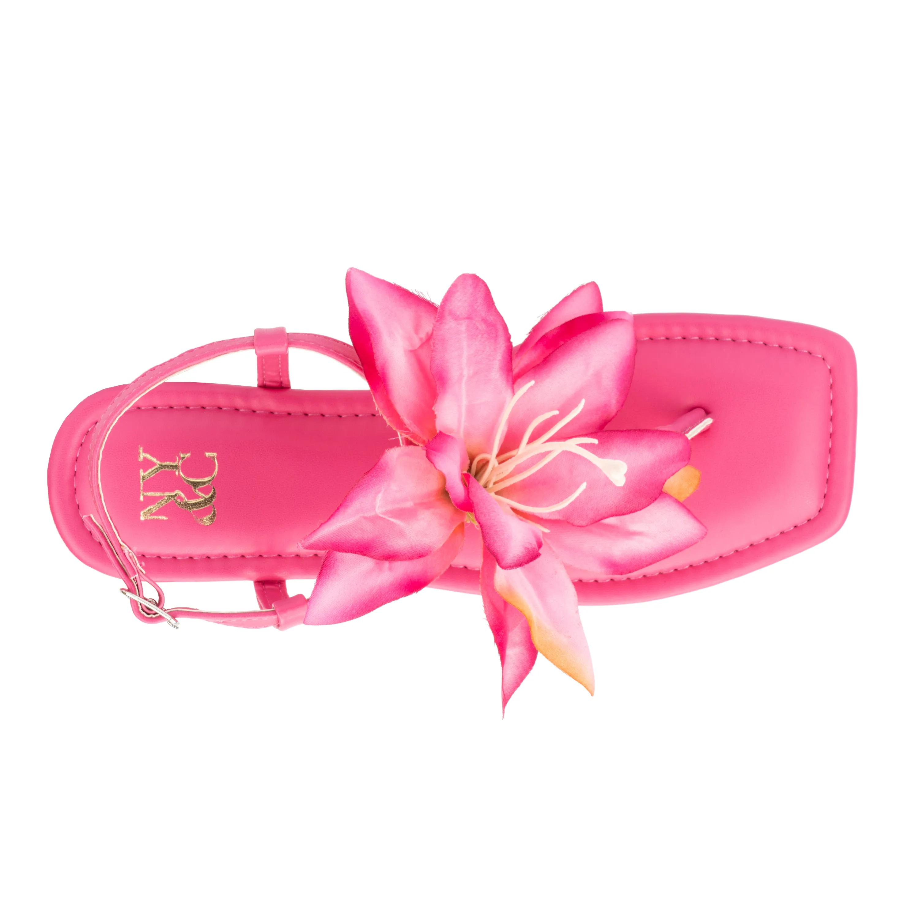 Big Flower Buckle Sandals