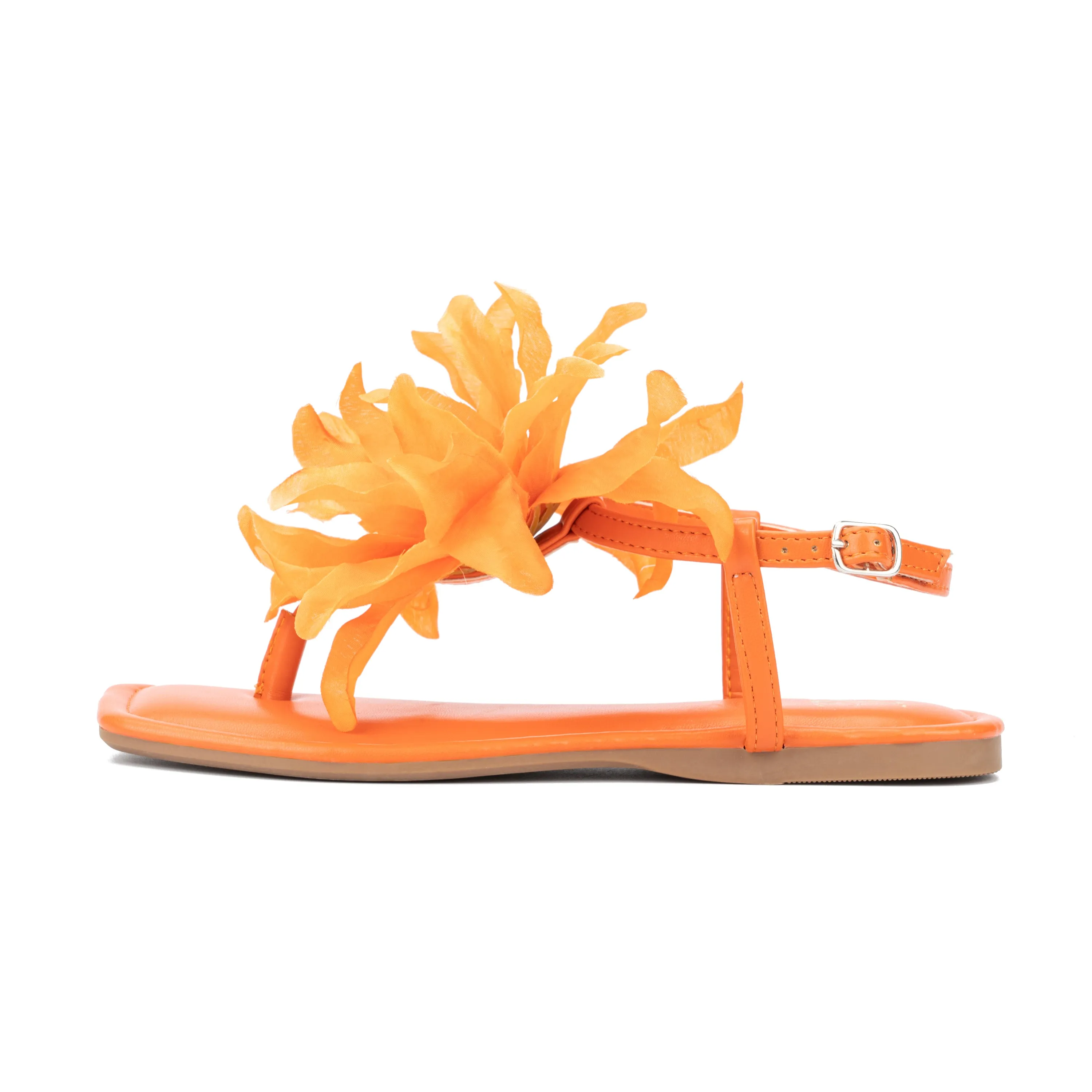 Big Flower Buckle Sandals