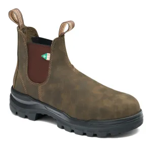 Blundstone 8302 CSA RotoFlex Metal-Free Safety Boots Rustic Brown