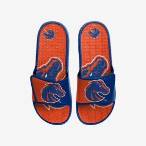 Boise State Broncos Colorblock Big Logo Gel Slide