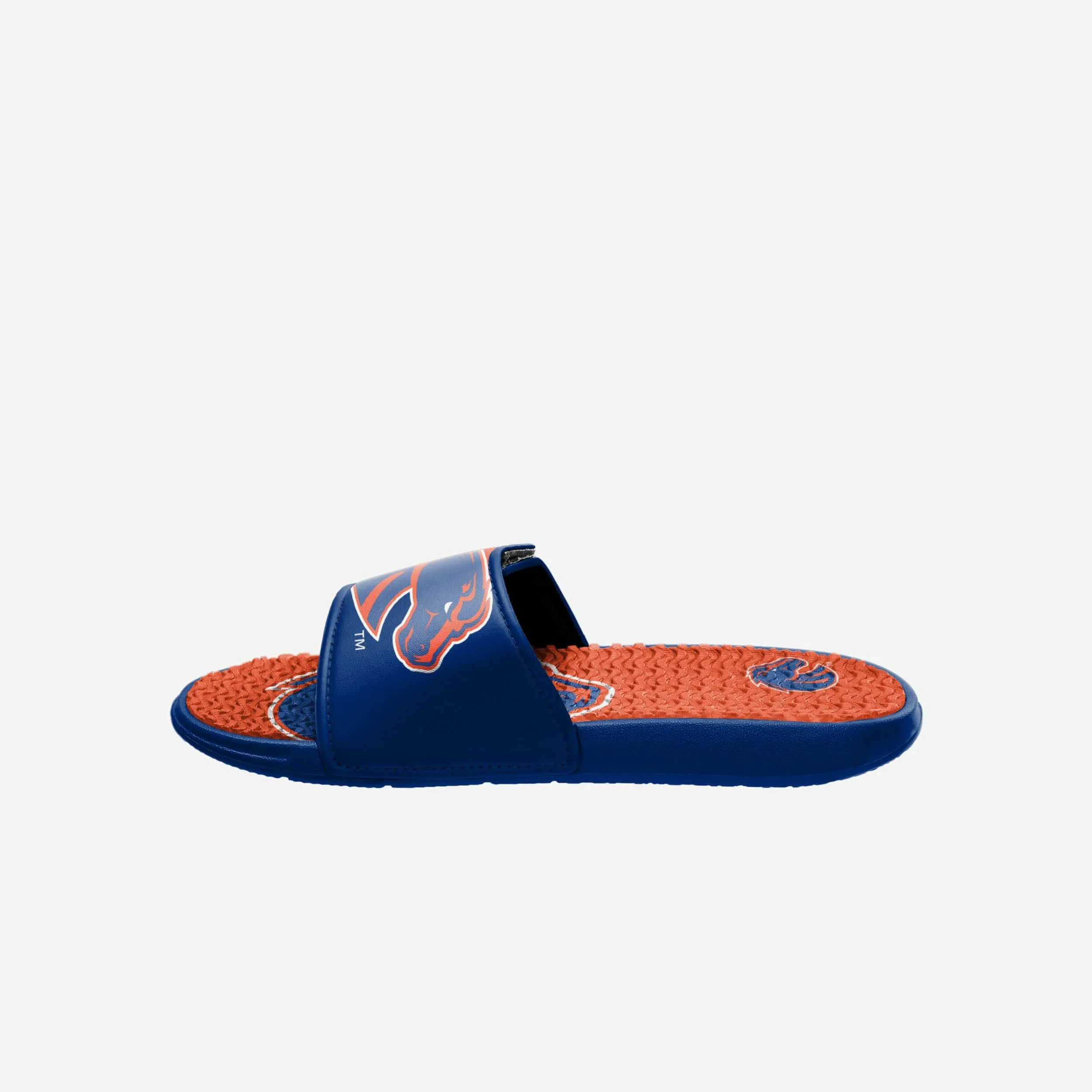 Boise State Broncos Colorblock Big Logo Gel Slide