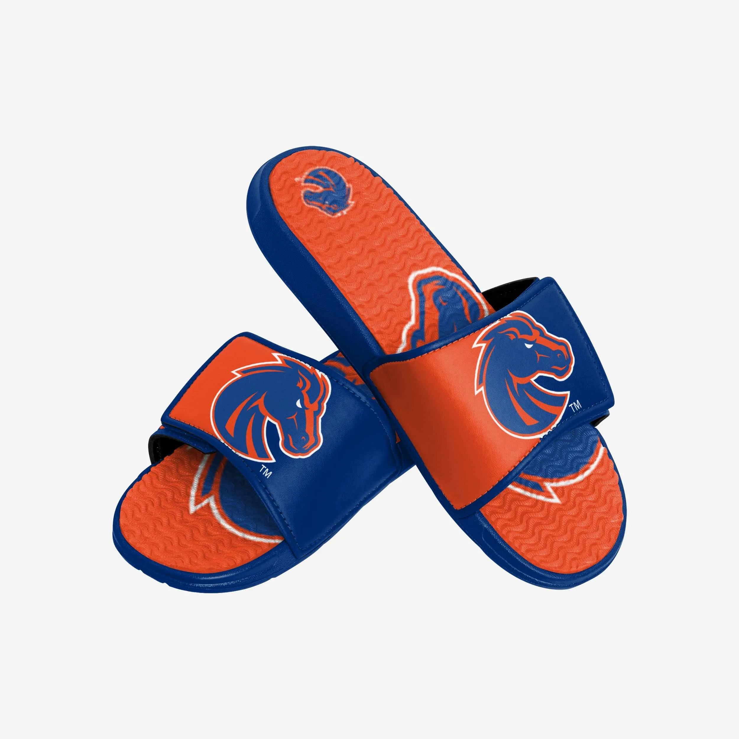 Boise State Broncos Colorblock Big Logo Gel Slide