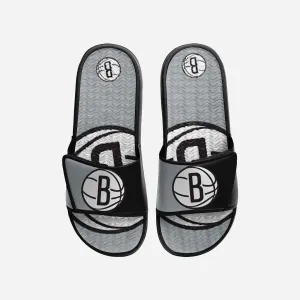 Brooklyn Nets Colorblock Big Logo Gel Slide
