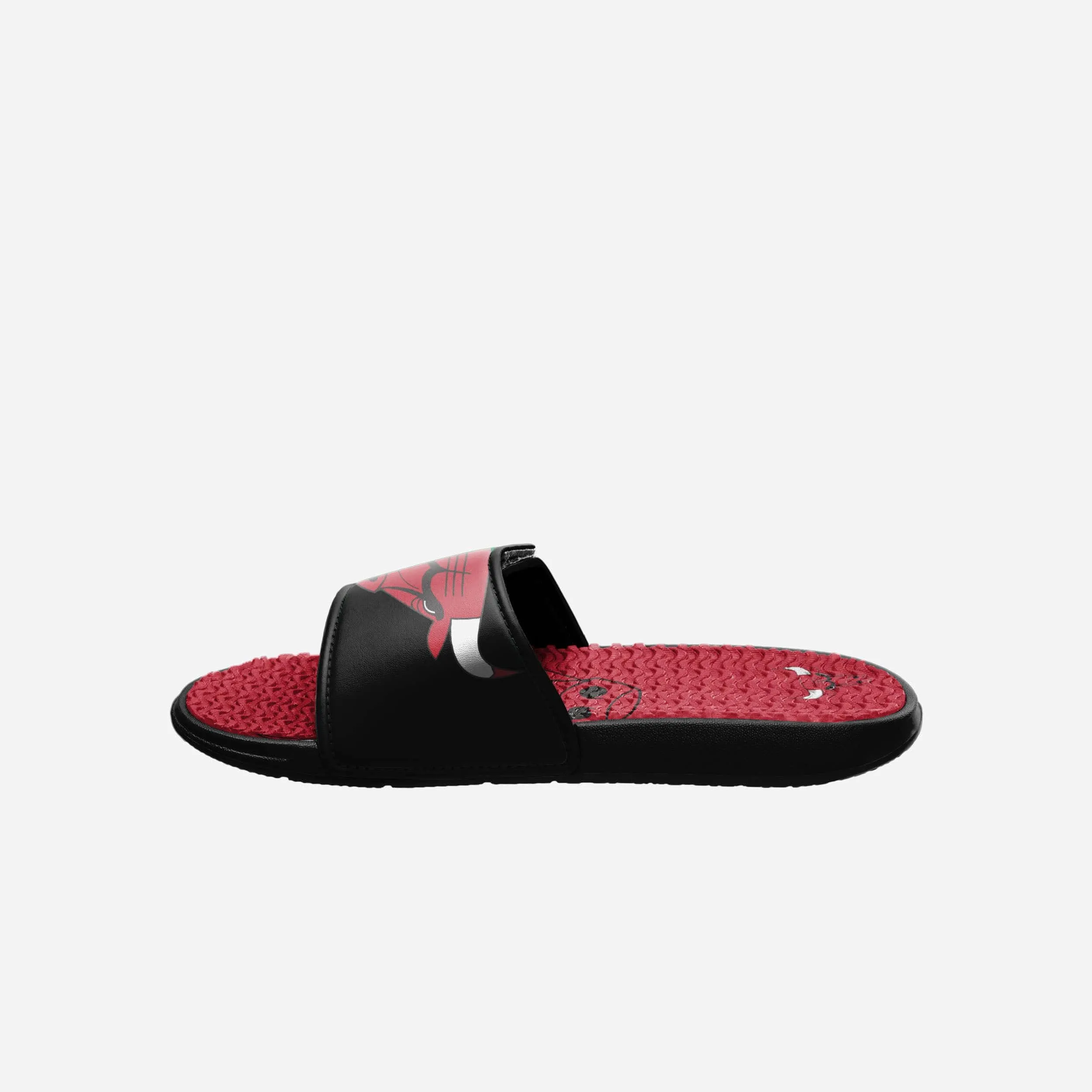 Chicago Bulls Colorblock Big Logo Gel Slide