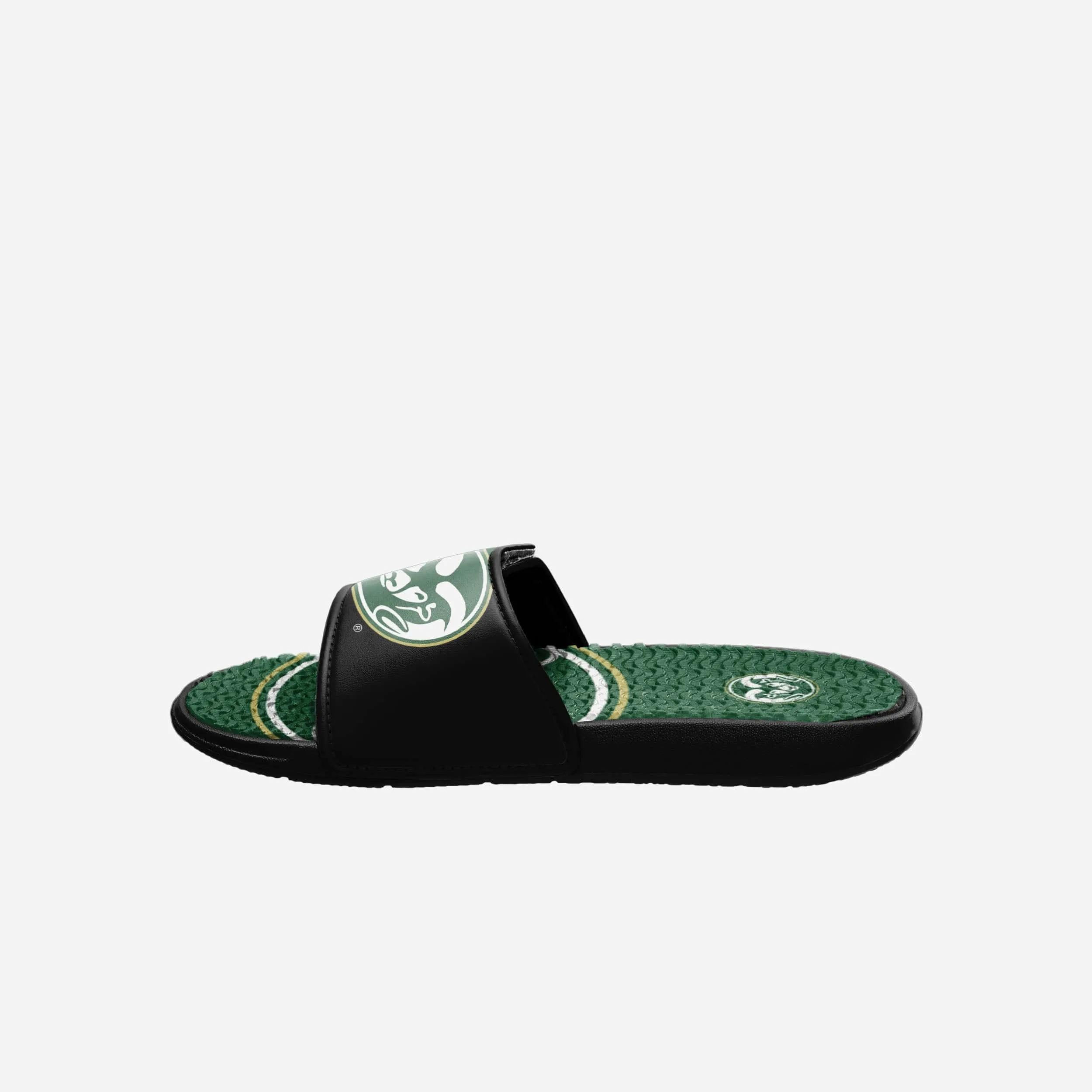 Colorado State Rams Colorblock Big Logo Gel Slide