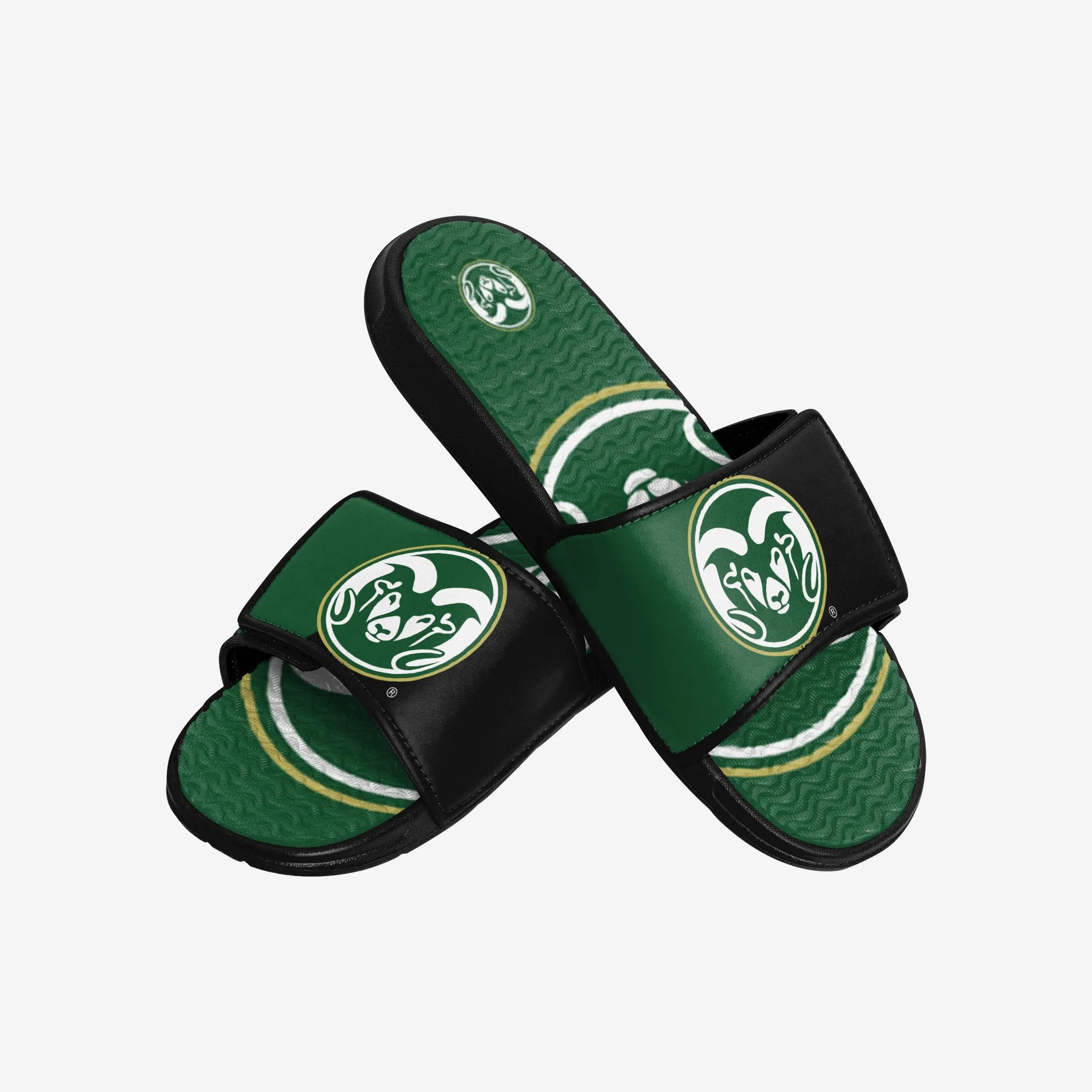 Colorado State Rams Colorblock Big Logo Gel Slide