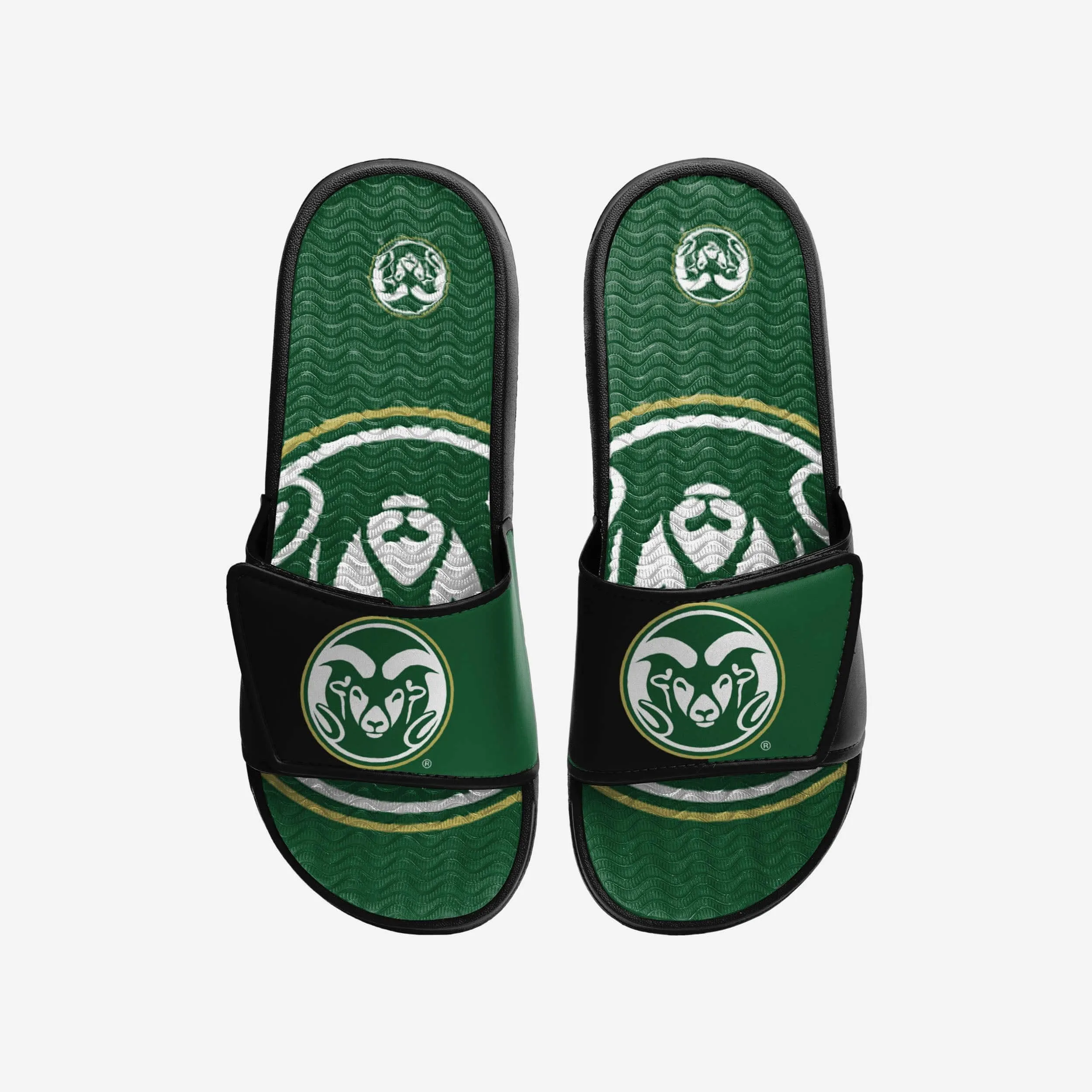 Colorado State Rams Colorblock Big Logo Gel Slide