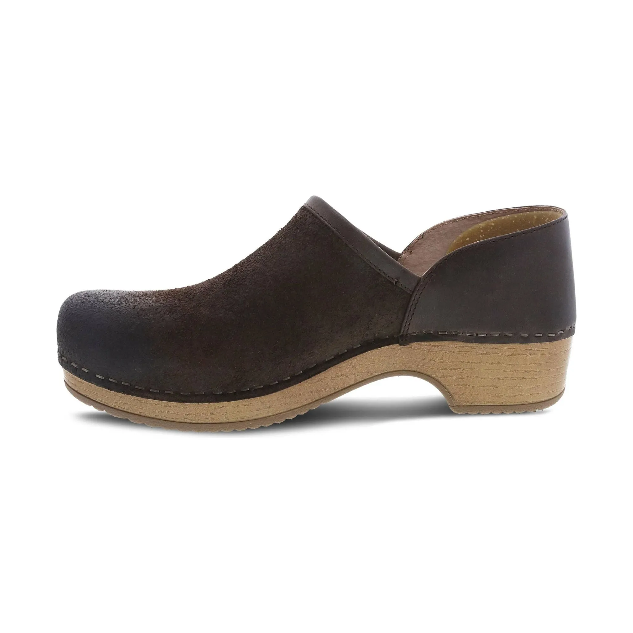 Dansko Women's Brenna - Chocolate Burnished Suede