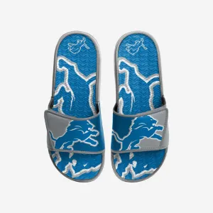 Detroit Lions Colorblock Big Logo Gel Slide