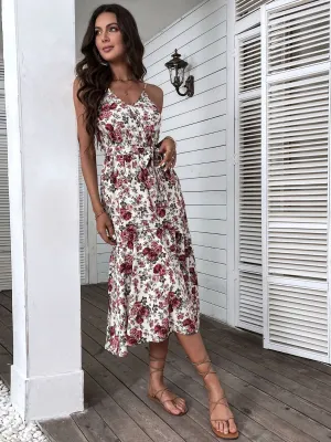 Donalda Dress - Rose Print