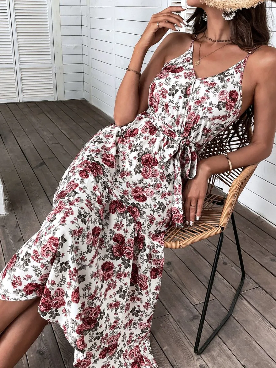 Donalda Dress - Rose Print