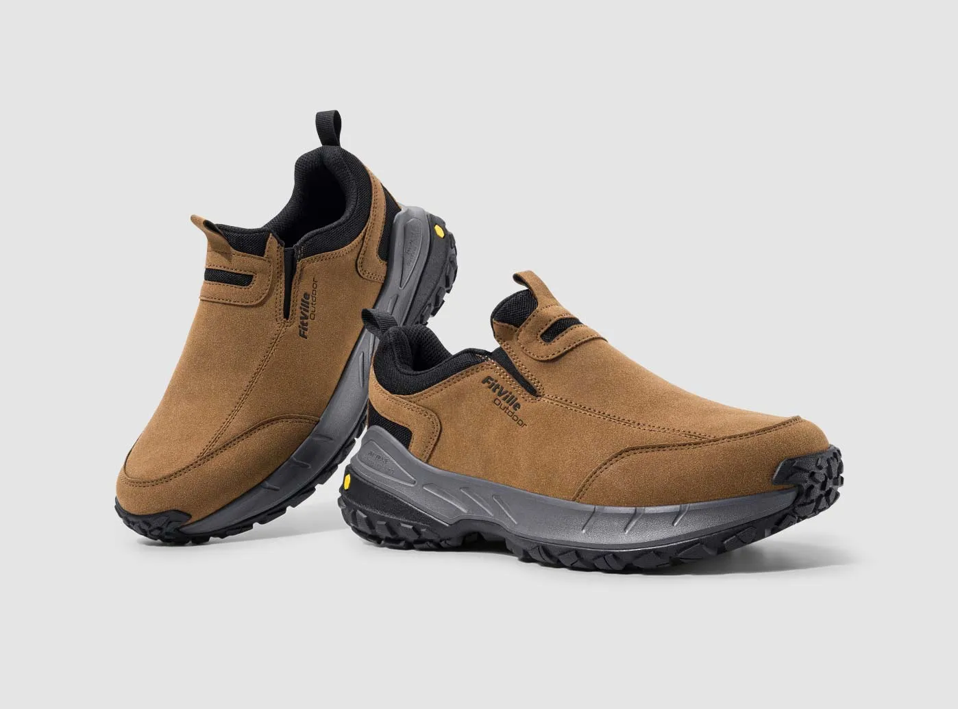 FitVille Herren Low-Top LugMax Outdoor Slip-On V3