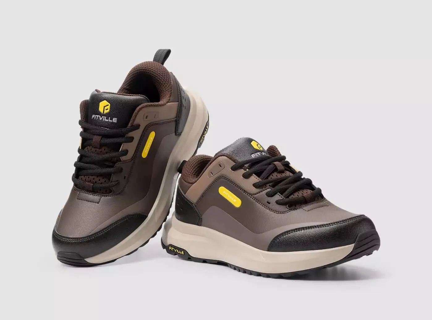 FitVille Herren Low-Top Rugged Core Wanderschuhe V1