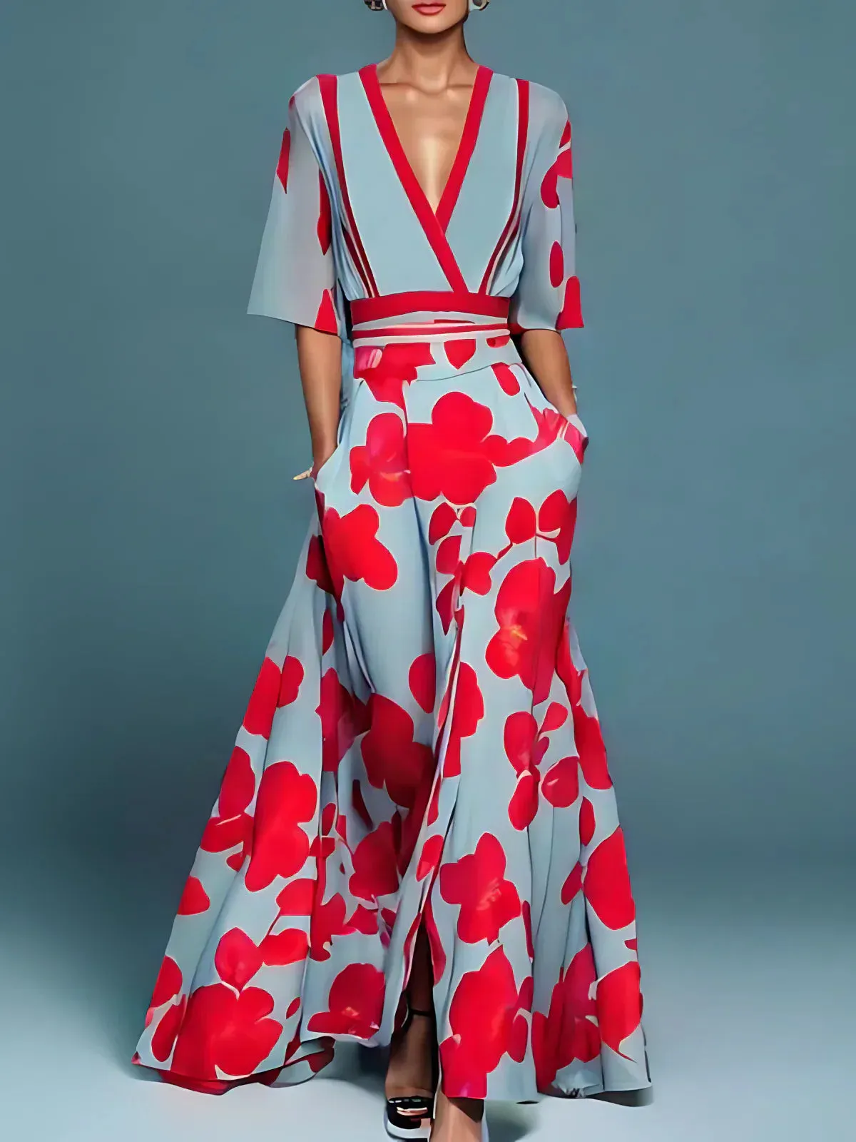 Helena™ | ELEGANT FLORAL DRESS