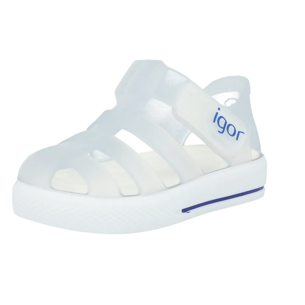 Igor Star White Transparent Sandals