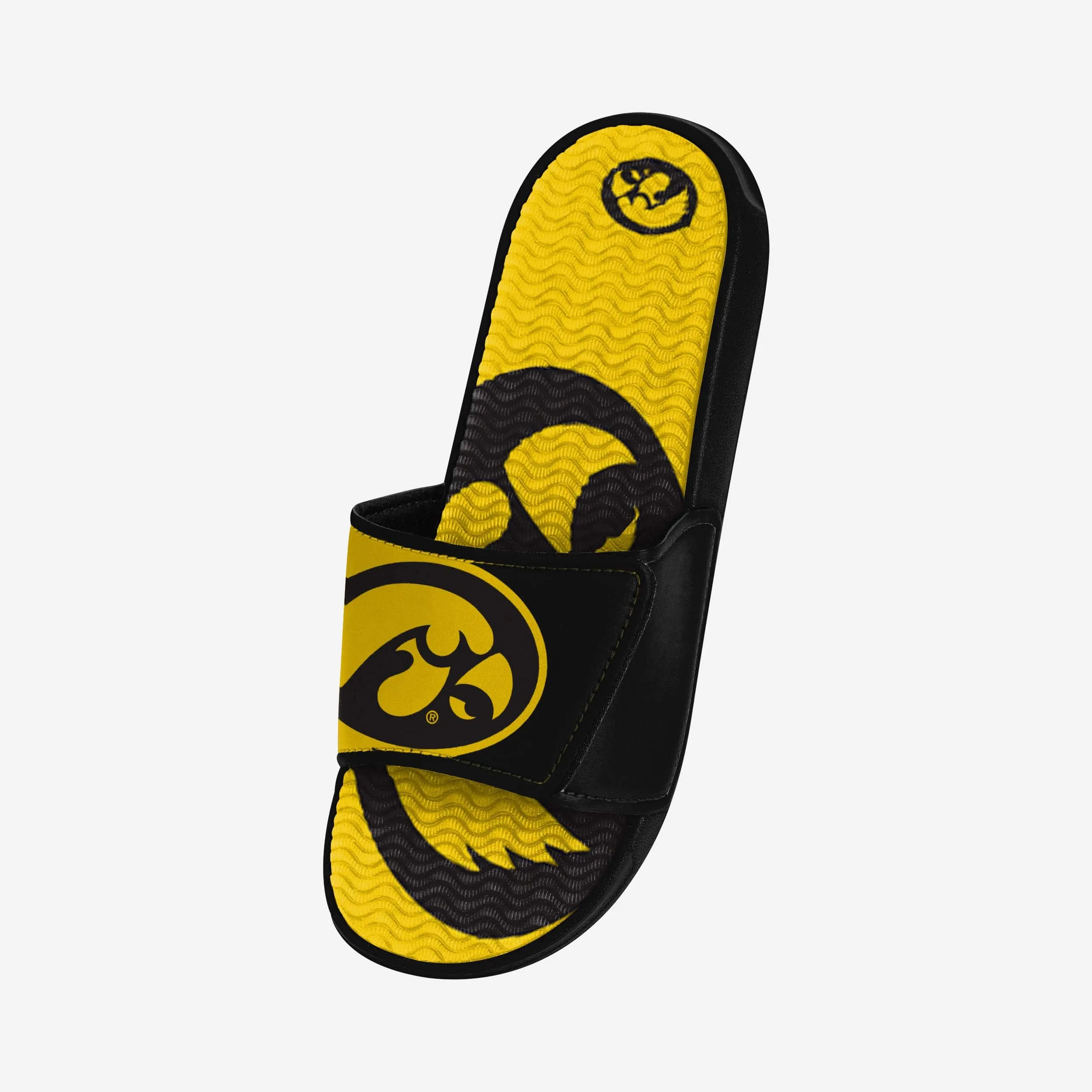 Iowa Hawkeyes Colorblock Big Logo Gel Slide