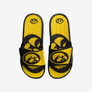 Iowa Hawkeyes Colorblock Big Logo Gel Slide
