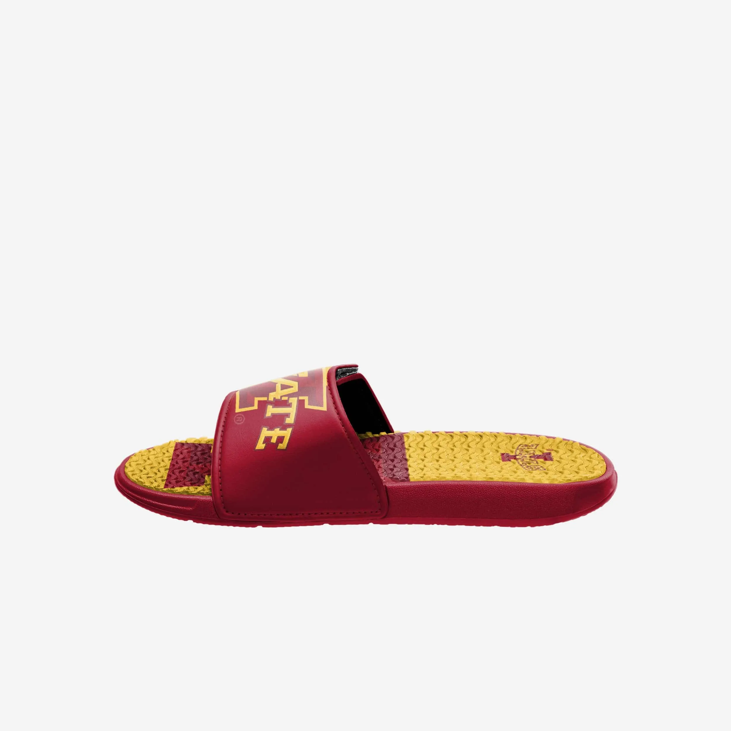 Iowa State Cyclones Colorblock Big Logo Gel Slide