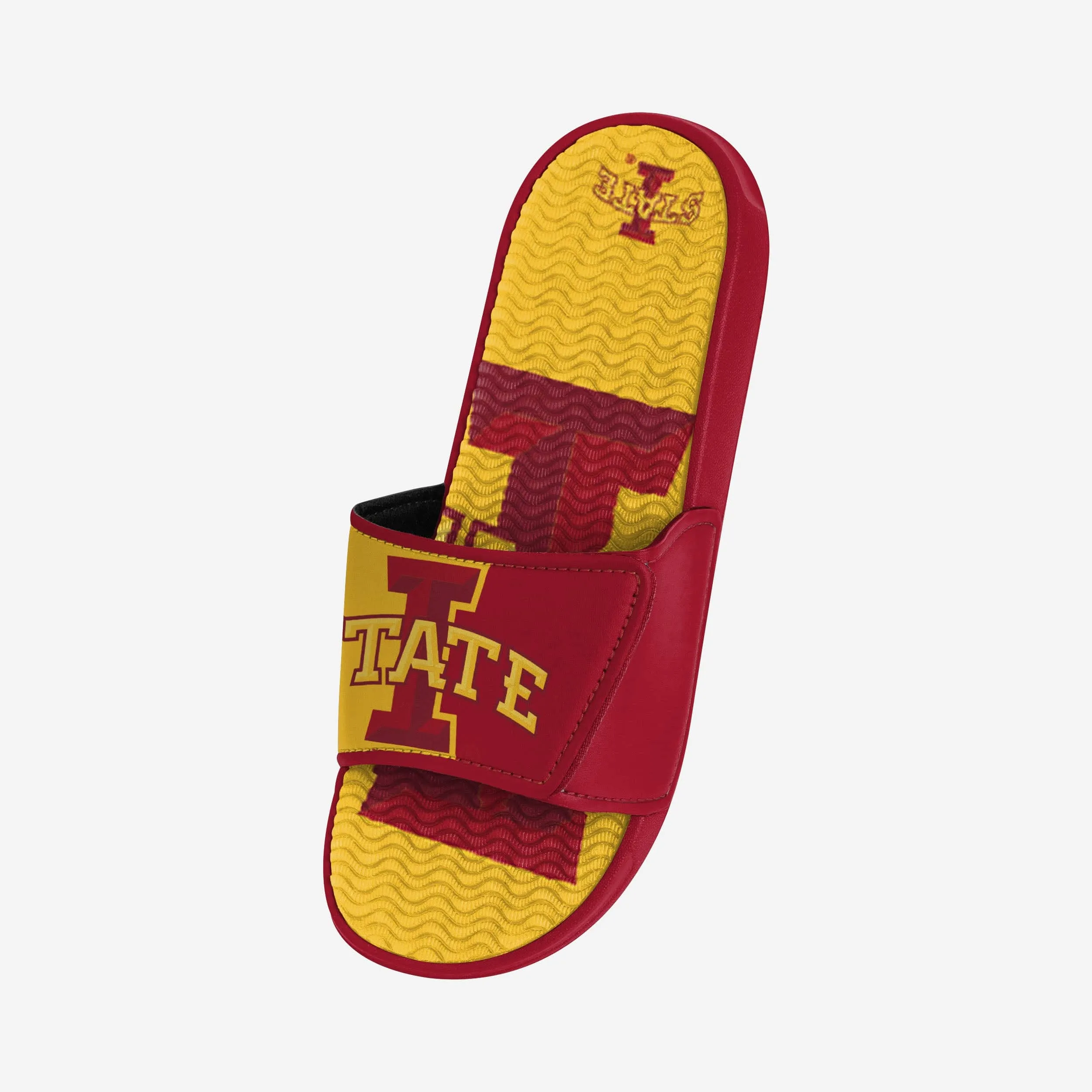 Iowa State Cyclones Colorblock Big Logo Gel Slide