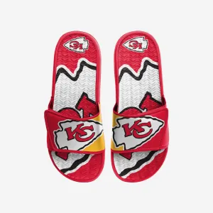 Kansas City Chiefs Colorblock Big Logo Gel Slide