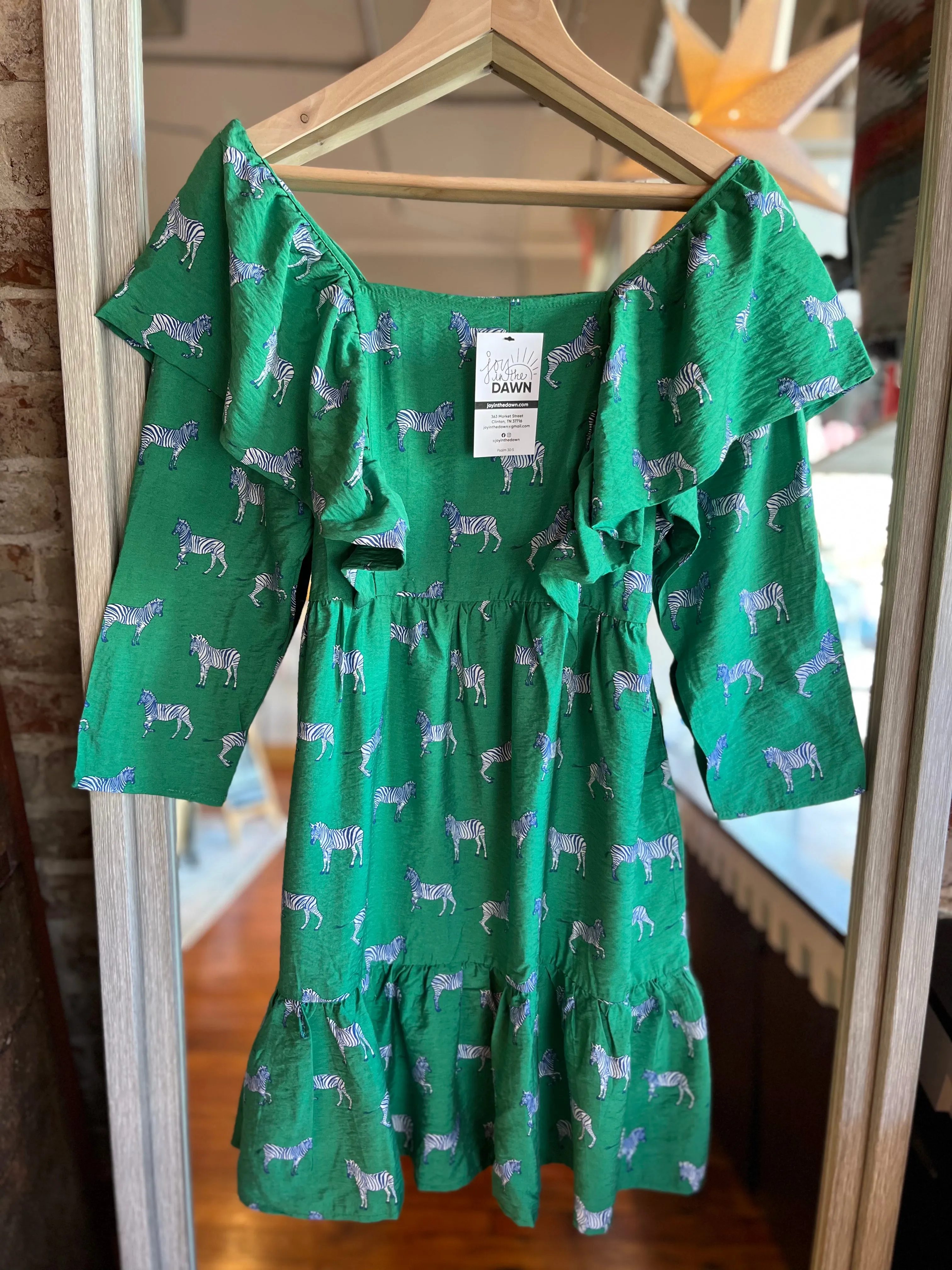 Lucky Zebra Dress