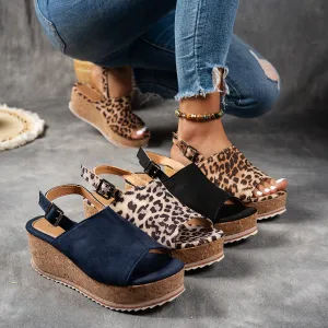 Luna Platform Buckle Sandals - EVA shock absorbing sole