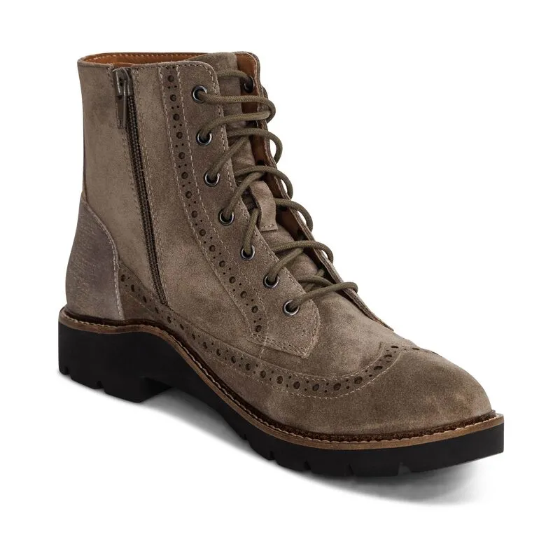 Margot Lace-Up Boot - Taupe - LL502