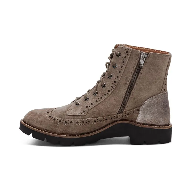 Margot Lace-Up Boot - Taupe - LL502