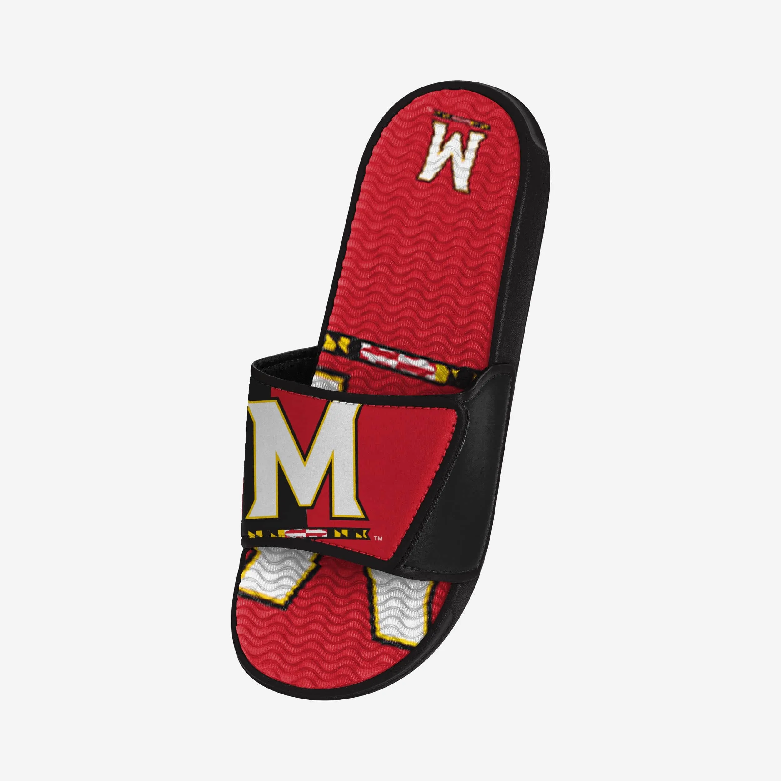 Maryland Terrapins Colorblock Big Logo Gel Slide