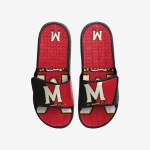 Maryland Terrapins Colorblock Big Logo Gel Slide