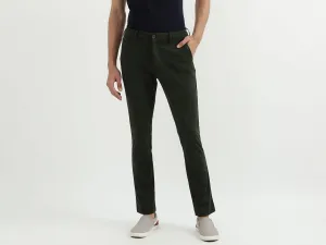 Men Solid Slim Fit Trouser
