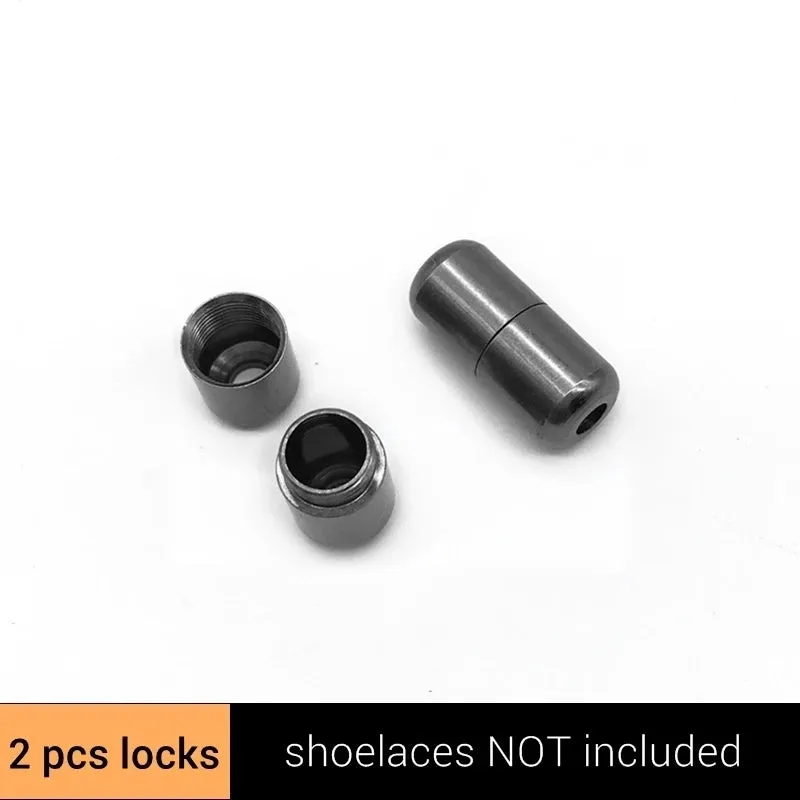 Metal Lock Elastic No-Tie Shoelaces for Sneakers - Quick Semicircle Shoestrings for Kids and Adults