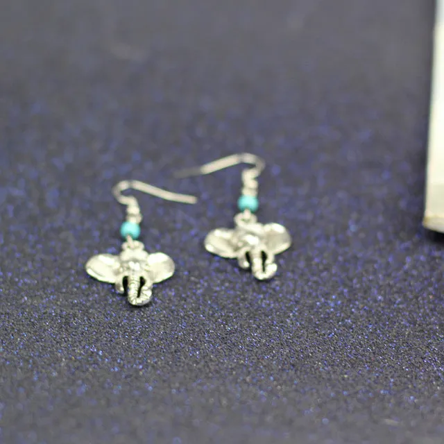 New Ancient Silver Pendant Cowboy Boots & Cap Drop Earring Dangle Charm Vintage Jewelry For Women Gift e0121