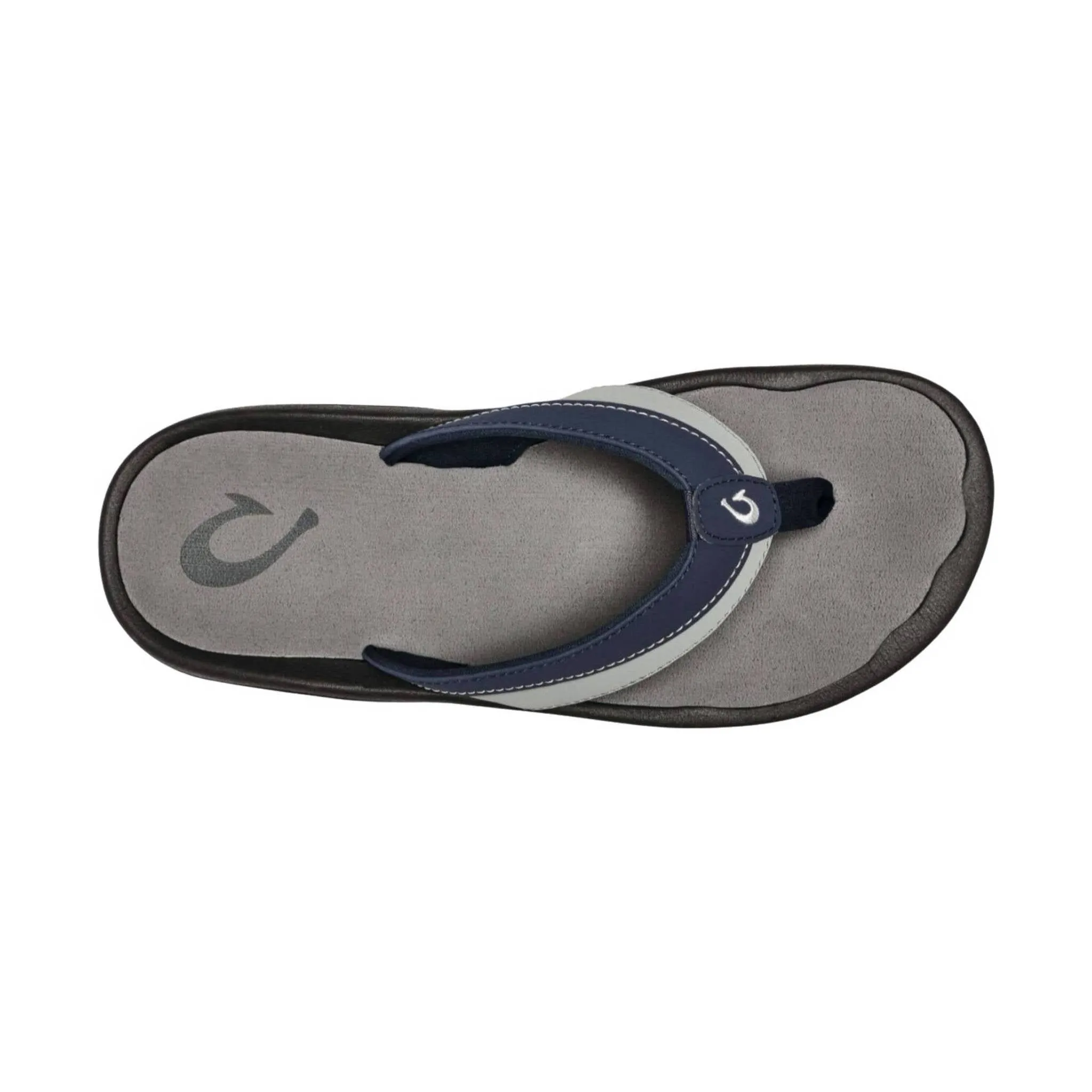 OluKai Men's Ohana Koa Flip Flop - Trench Blue