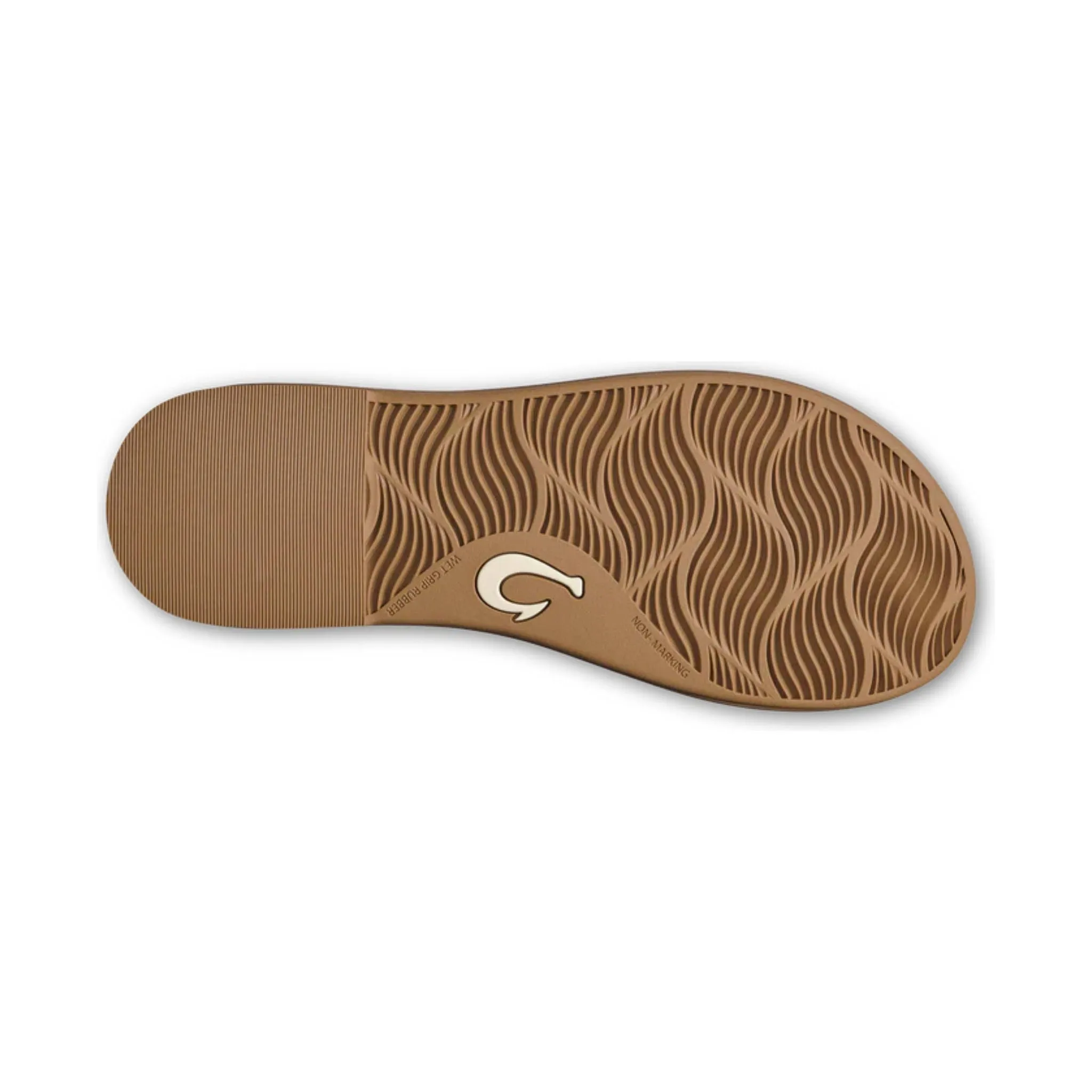 OluKai Women's La`i T-Bar Strappy Beach Sandals - Tan