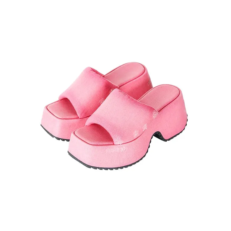 Pink Platform Sandals