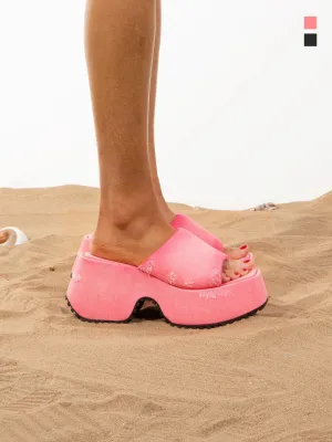 Pink Platform Sandals