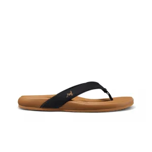 Reef Women's Cushion Melody - Black/Tan