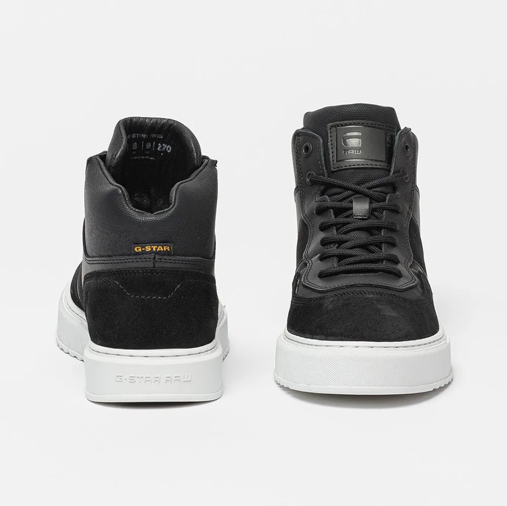 Rocup II Mid Lea Sneaker  - Black