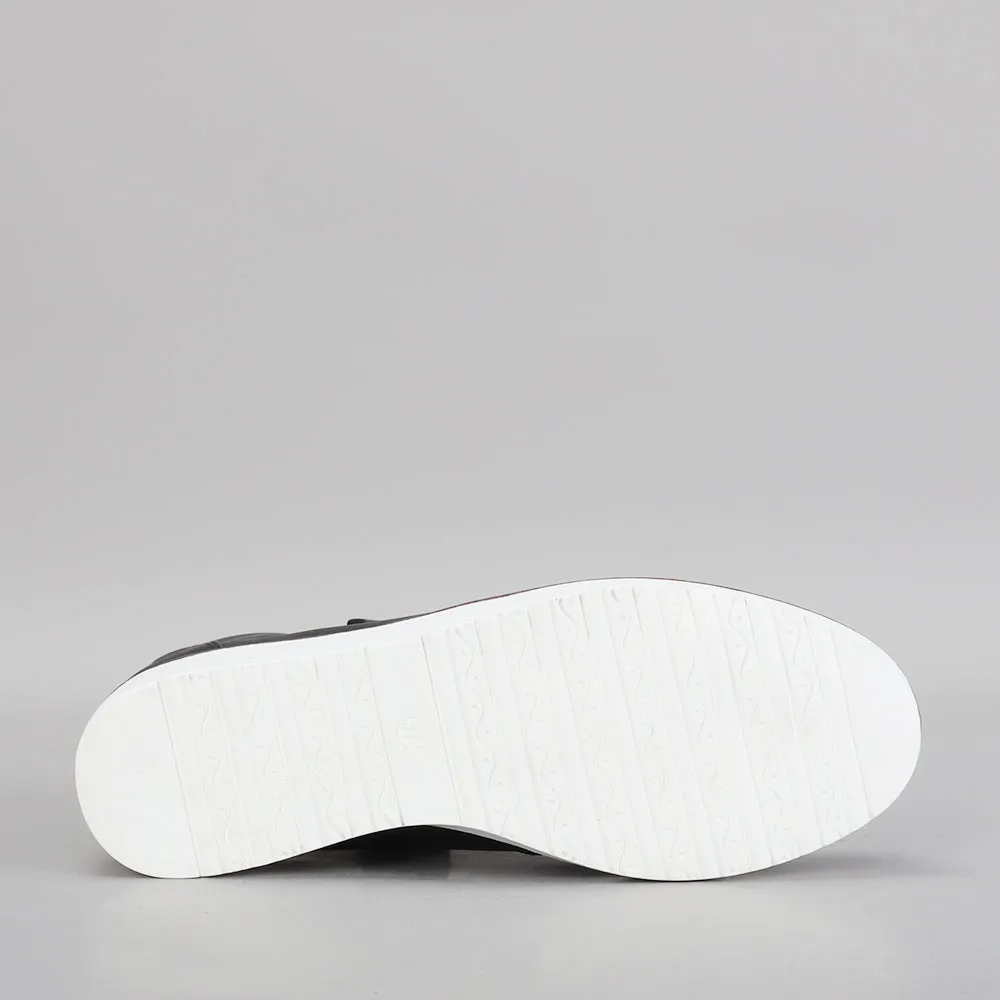 RONNIE - Black/White Sole