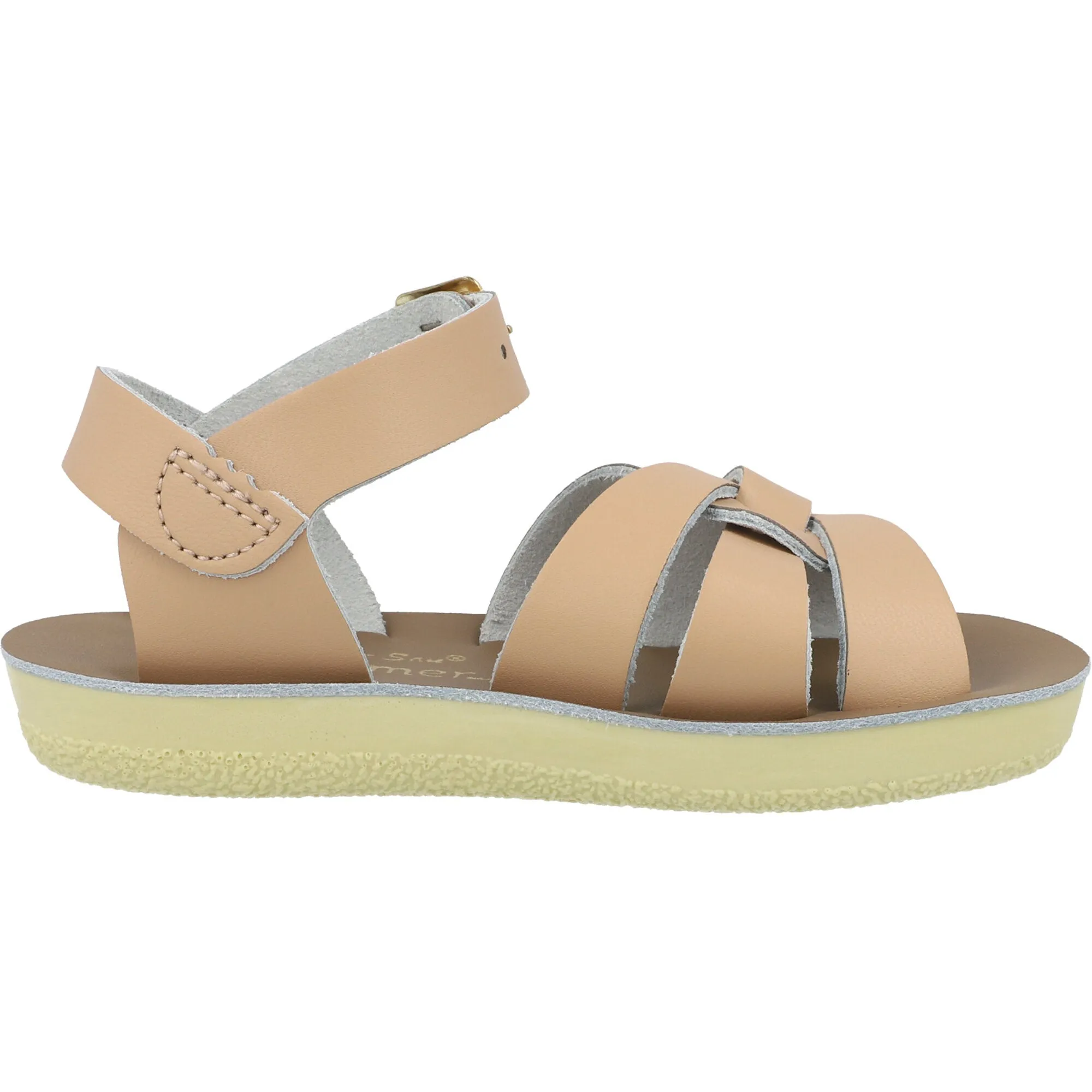 Salt-Water Sun-San Swimmer Latte Kids Sandals