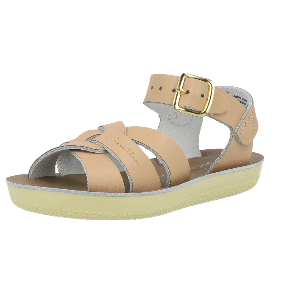 Salt-Water Sun-San Swimmer Latte Kids Sandals