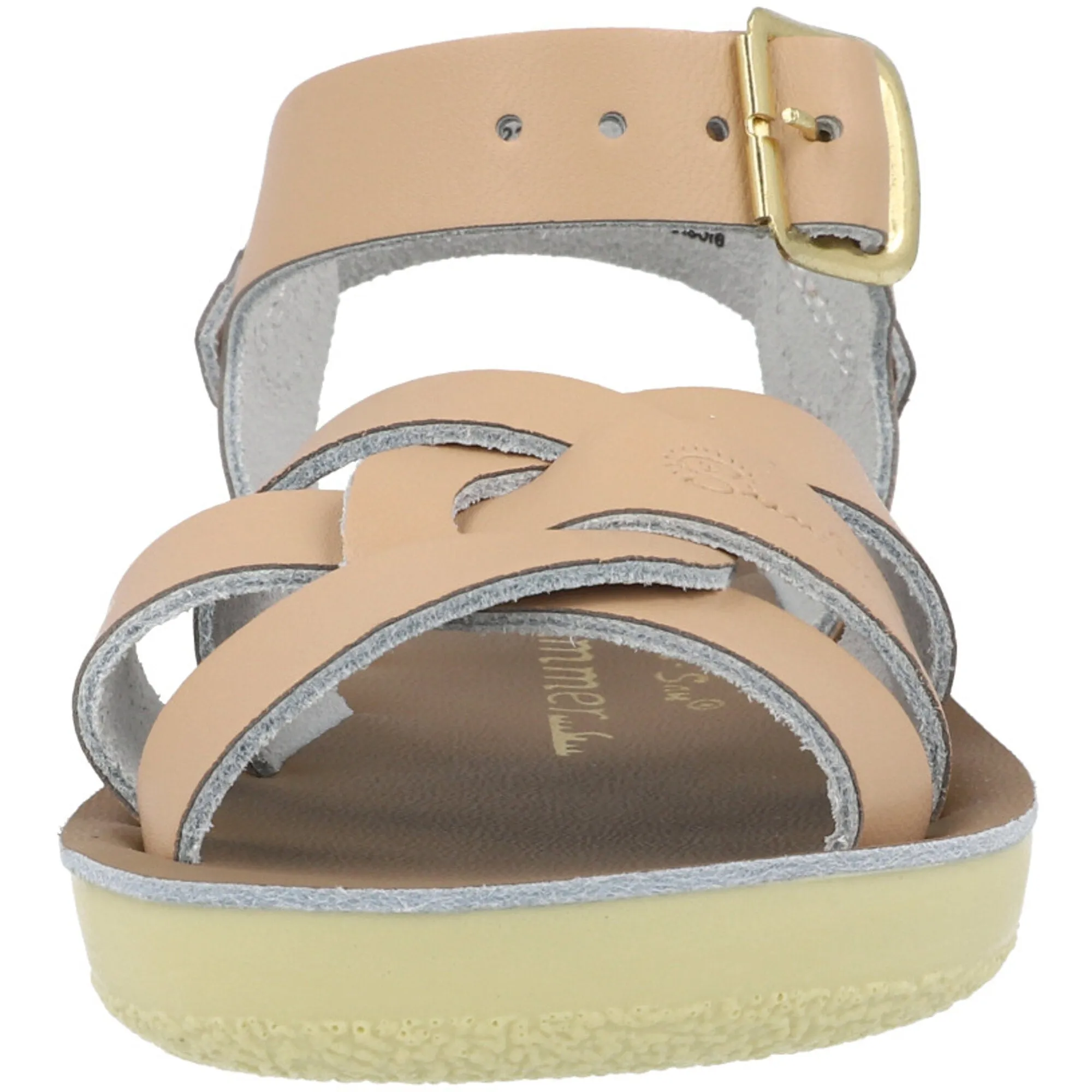 Salt-Water Sun-San Swimmer Latte Kids Sandals