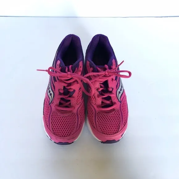 Saucony Girl's Pink Purple Cohesion 9 LLT Seankers