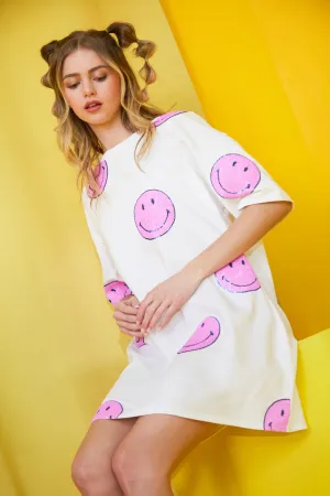 Sequin Smiley Face Dress