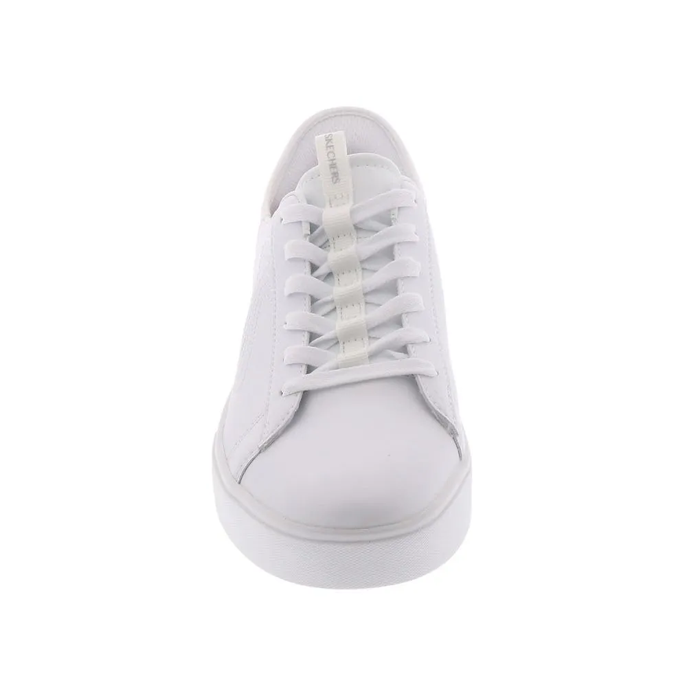 Skechers Women's Eden LX-Royal Stride Hands Free Slip-Ins Sneaker, White, 11