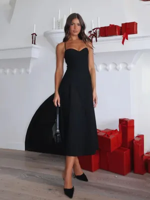Strappy Aline Midi Dress